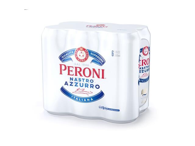 Peroni nastro azzurro bere blonda 6x0.5l