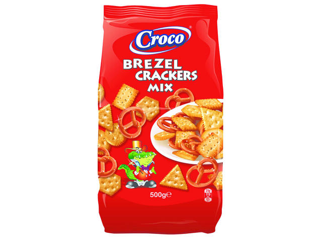 Croco Brezel &crakers mix 500 g