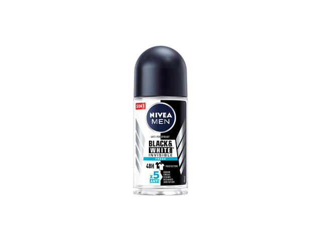 Deodorant Roll-On Nivea Men Black & White Invisible Fresh, 50 ML