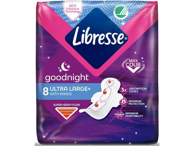 Absorbante Libresse Ultra Goodnight 8 bucati