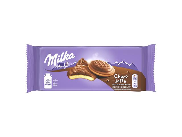 Milka Jaffa Biscuiti cu spuma cu aroma de ciocolata 128g