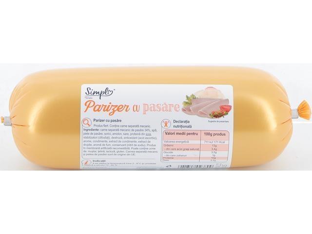 Parizer cu pasare 500 g Carrefour