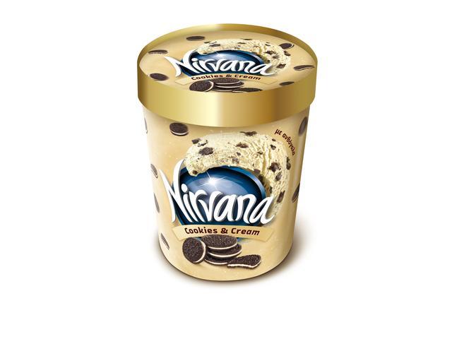 Inghetata Cookies & Cream Nirvana 470Ml