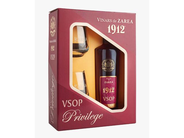 VSOP Privilege Vinars de Zarea 1912 0.7L 40% + 2 pahare