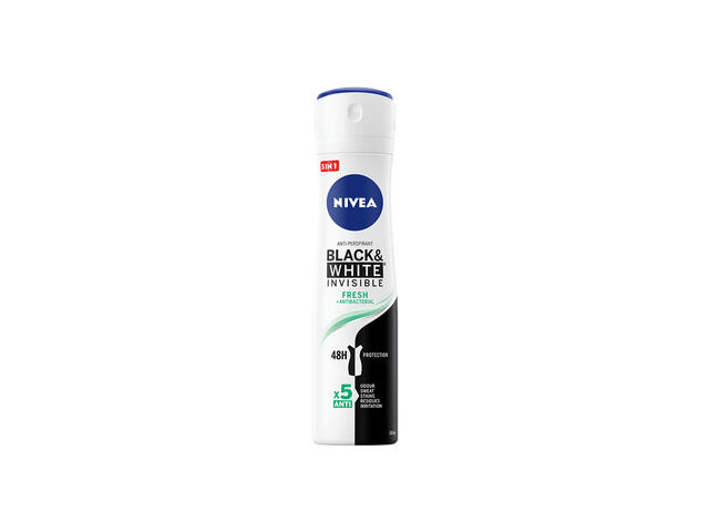 Deodorant Nivea Black & White Invisible Fresh Spray, 150 ML