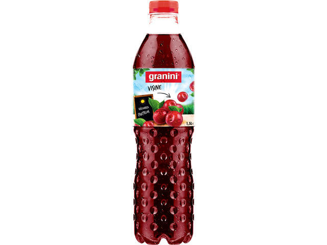 Bautura racoritoare necarbonatata cu aroma de visine 1.5 l Granini