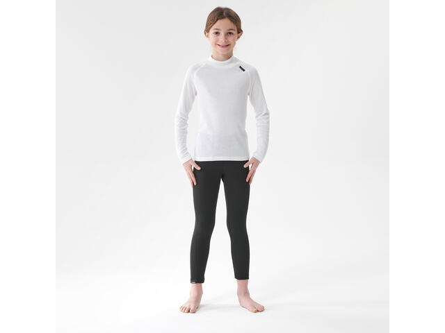 Bluză termică schi BL100 Alb Copii  - 4 ani