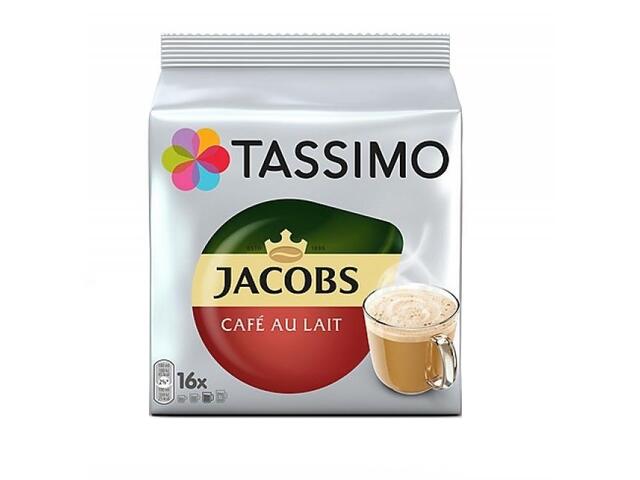 Cafea capsule Tassimo Jacobs Café au Lait, 16 bauturi, 184 g