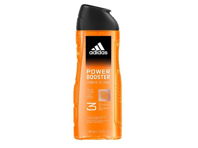 Shower gel Adidas Male Power Booster,400 ml