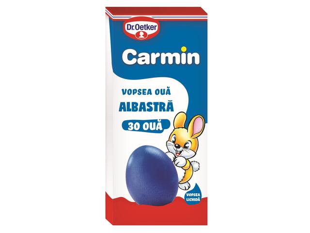 Carmin Vopsea oua albastru 30 oua 5 ml
