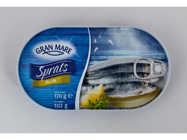 Gran Mare Sprot in ulei 170 g