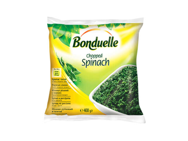 Spanac tocat Bonduelle, 400g