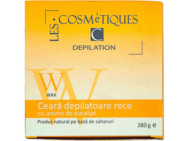 Ceara depilatoare rece cu eucalipt Les Cosmetiques 380g