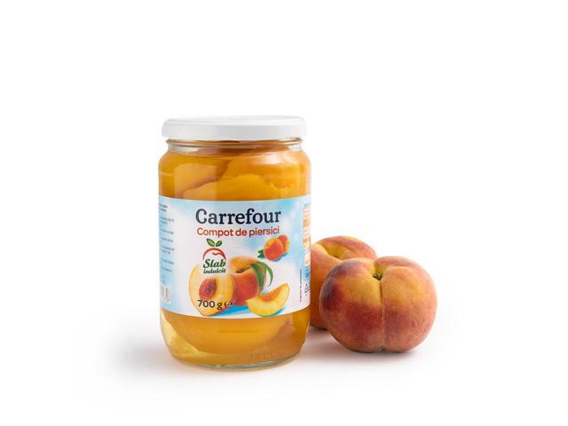 Compot de piersici Carrefour 700g