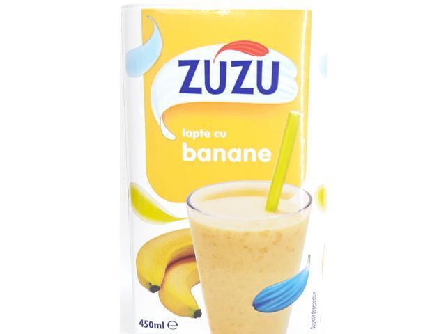 Lapte cu banane 1.5% grasime 450 ML Zuzu