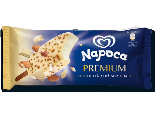 Napoca Inghetata ciocolata alba&migdale 75 g