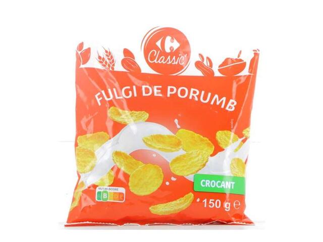 Fulgi De Porumb Rumeniti In Cuptor Carrefour 150G