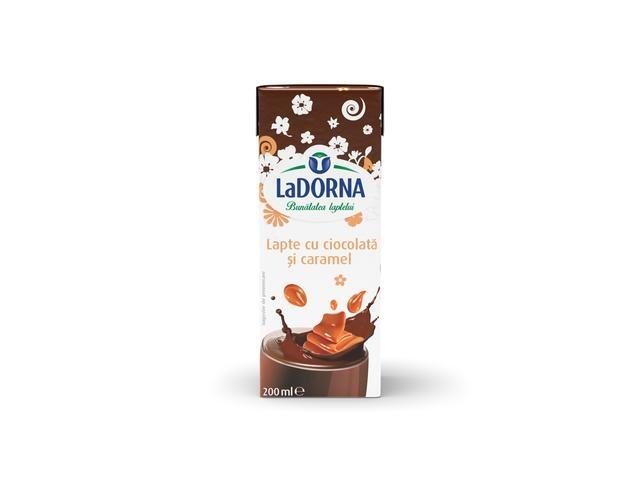 La Dorna lapte cu ciocolata si caramel 1.5% grasime 200 ML