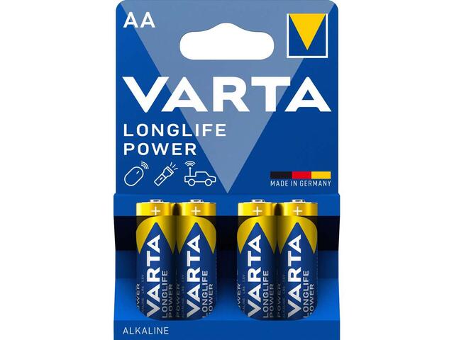 Varta Longlife Power Set baterii alcaline AA 4 bucati