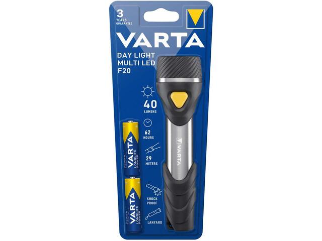 Varta Day Light Multi LED F20 Lanterna + Varta Longlife Power baterie inclusa