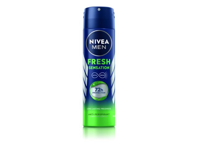 Antiperspirant Spray Nivea Men Fresh Sensation, 150ML