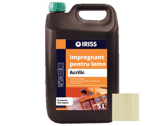Impregnant pentru lemn, Iriss, interior/exterior, stejar, 5 l