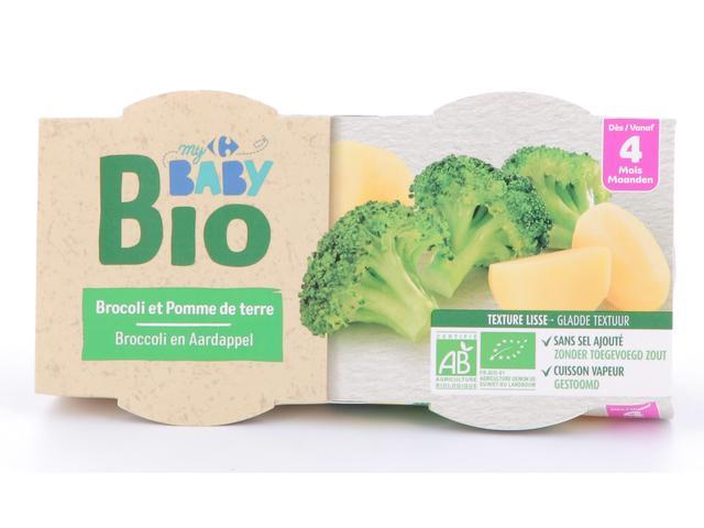 Piure cu brocoli Carrefour My Baby Bio  2x120g