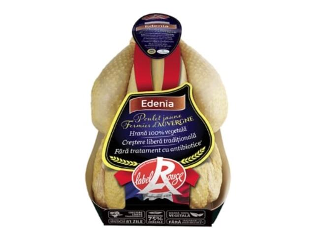 Edenia Poulet jaune fermier d'Auvergne 1.5kg