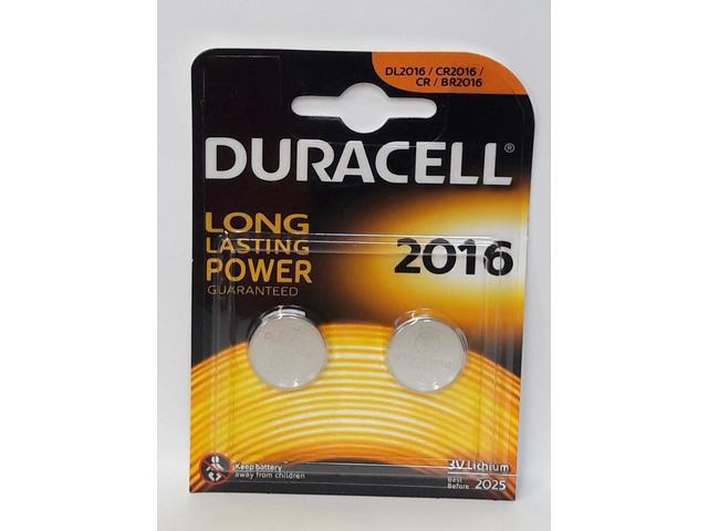 Set x 2 baterii Duracell DL/CR 2016