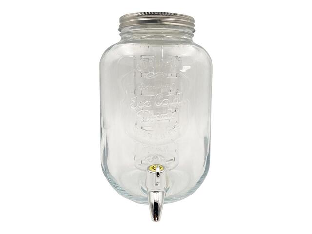 Dispenser cu infuzor, 4 L, Transparent