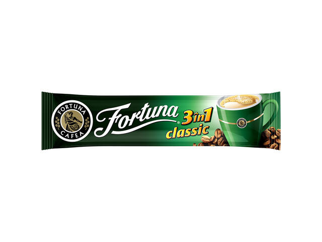 Cafea instant 3 in 1 Clasic Fortuna 15.2g