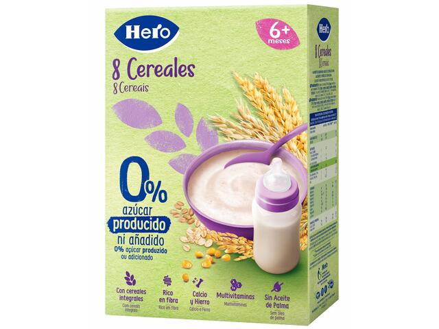 8 Cereale, 340G, 6+, Hero Baby