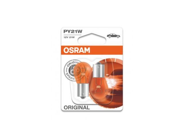 Bec pentru semnalizare Osram Standard, PY21W, 21W, 460lm, 2 buc