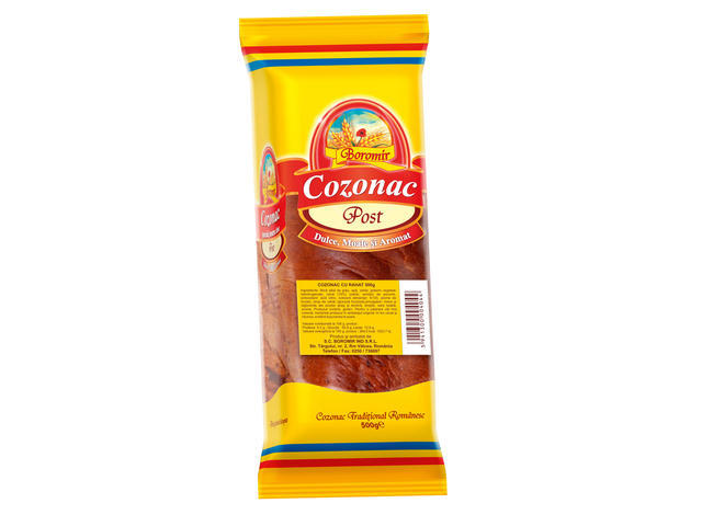 Cozonac cu rahat de post Boromir 500g