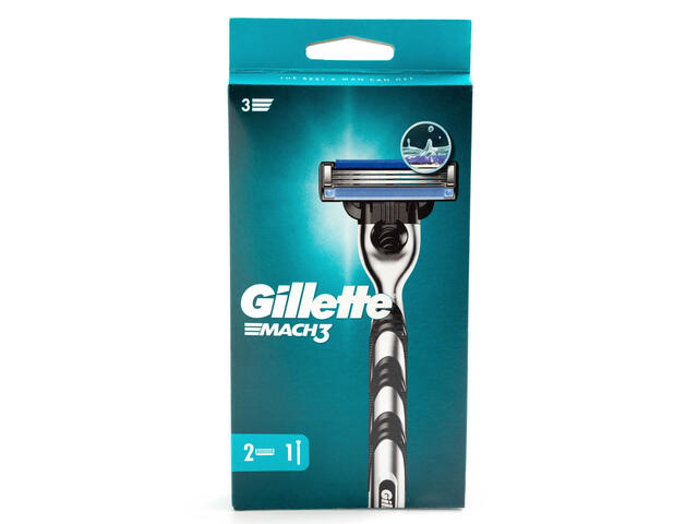 Aparat de ras Gillette Mach3 cu o rezerva inclusa