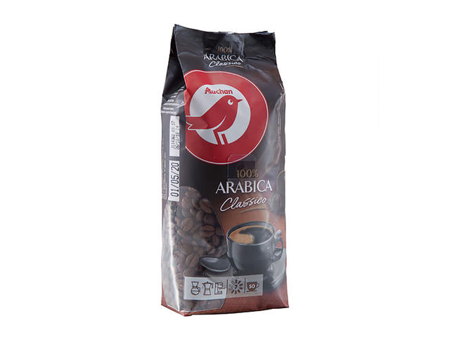 Cafea boabe Auchan Arabica Classico, 250 g