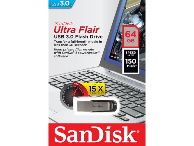 Memorie USB 3.0 Sandisk Ultra Flair 64Gb