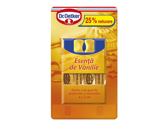 Dr.Oetker Esenta de Vanilie "25% reducere" 4x2ML