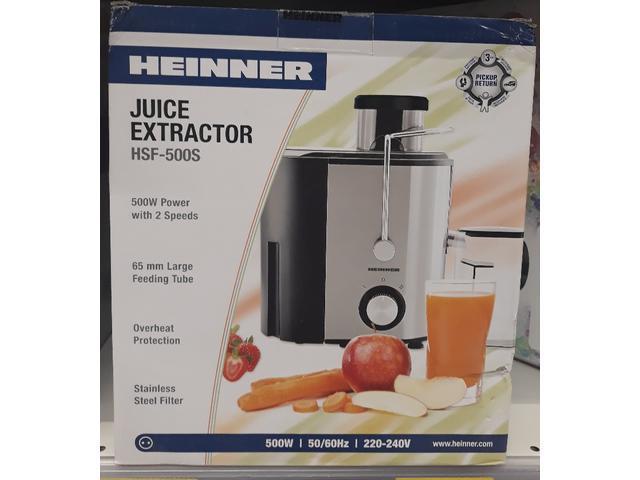 Storcator de fructe Heinner HSF-500S 500 W Recipient suc 0.35 L
