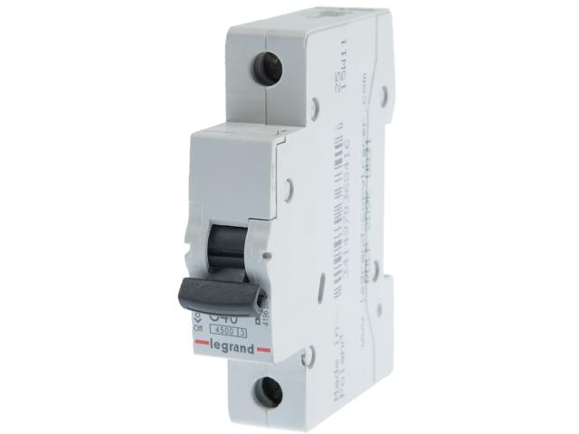Disjunctor RX3 4500 Legrand 419668, 1P, 40A