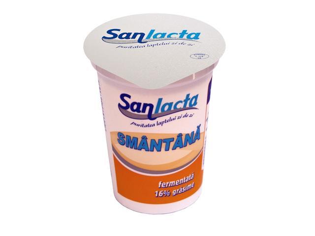 Smantana 16% grasime 375 g Sanlacta