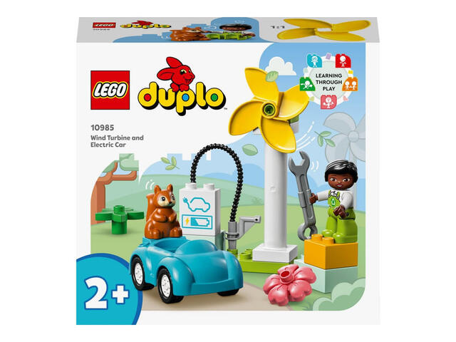 LEGO DUPLO - Turbina eoliana si masina electrica 10985, 16 piese