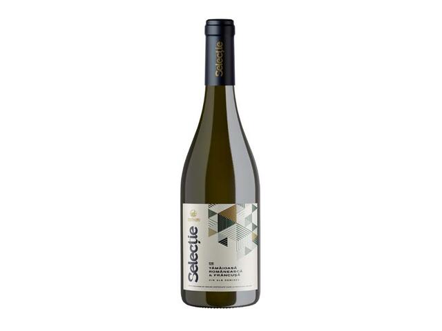 Cotnari Selectie de Tamaioasa & Francusa, alb, demisec, 0,75L