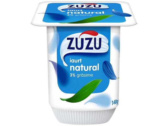 Iaurt natural 3% grasime 140 g Zuzu