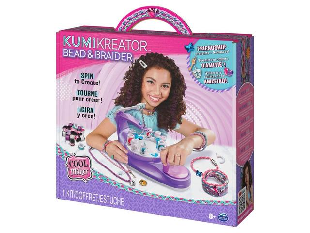 Set de creat bratari si coliere Cool Maker KumiKreator Bead & Braider