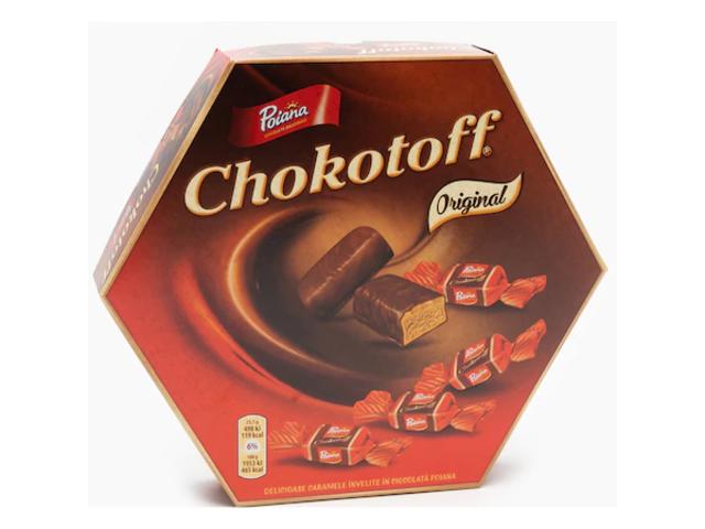 Bomboane de ciocolata Chokotoff  Poiana 238g
