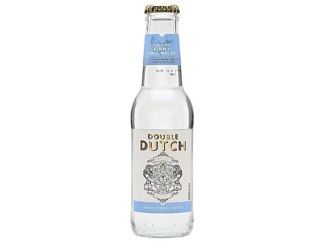 Bautura carbogazoasa apa tonica Double Dutch Skinny, 0.2 l