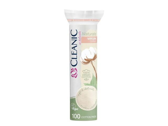 Dischete cosmetice Cleanic 100% Virgin Cotton, 100 buc