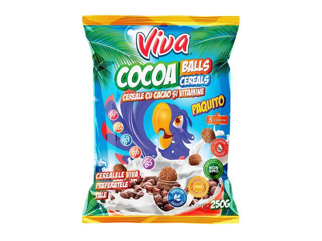 Viva Cocoa Balls cereale cu cacao 250 g