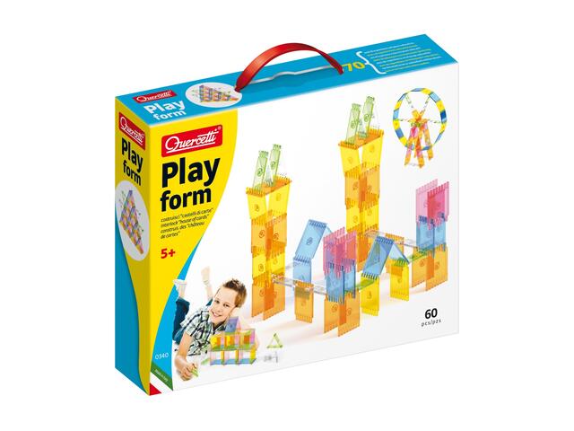 Set de constructie, Quercetti, Playform, 60 piese